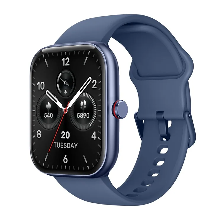 IDW20 1.91 Inch Smartwatch Bluetooth-compatible Calling Watch with Multi-Sport Modes  /  IP68 Waterproof  /  Alexa Voice Control - Blue