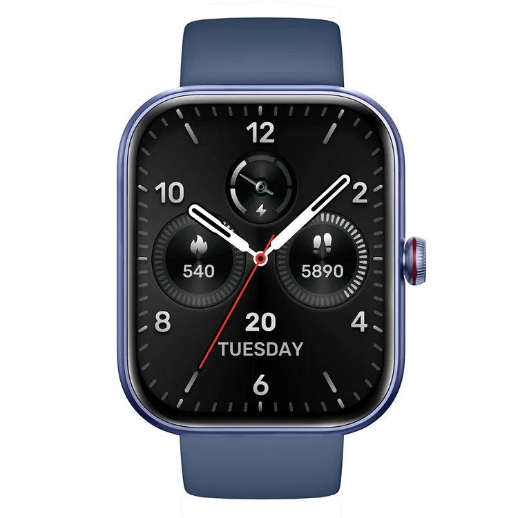 IDW20 1.91 Inch Smartwatch Bluetooth-compatible Calling Watch with Multi-Sport Modes  /  IP68 Waterproof  /  Alexa Voice Control - Blue