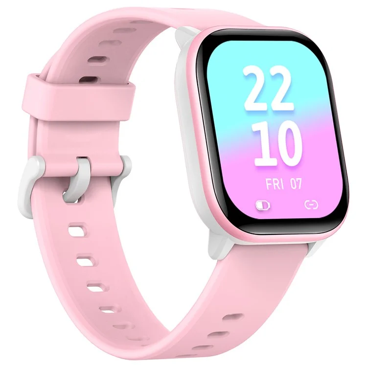 W99 1.5 Inch IPS Screen Smart Sports Watch Fitness Tracker Heart Rate Monitor Wristwatch - Pink