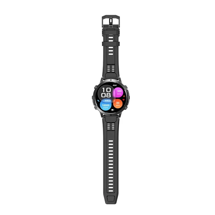 Smartwatch X3 con Chiamata Bluetooth, Monitoraggio Frequenza Cardiaca, Pressione Sanguigna e Ossigeno, Schermo HD Large - Nero