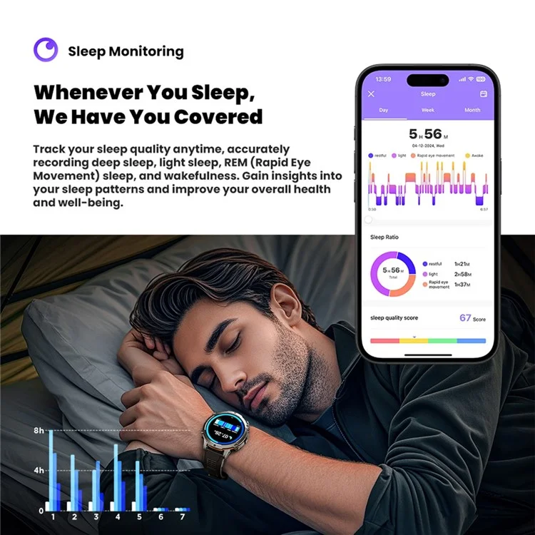 Smartwatch X3 con Chiamata Bluetooth, Monitoraggio Frequenza Cardiaca, Pressione Sanguigna e Ossigeno, Schermo HD Large - Nero