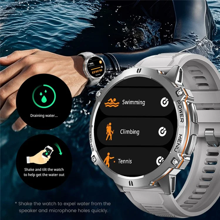 Smartwatch X3 con Chiamata Bluetooth, Monitoraggio Frequenza Cardiaca, Pressione Sanguigna e Ossigeno, Schermo HD Large - Nero