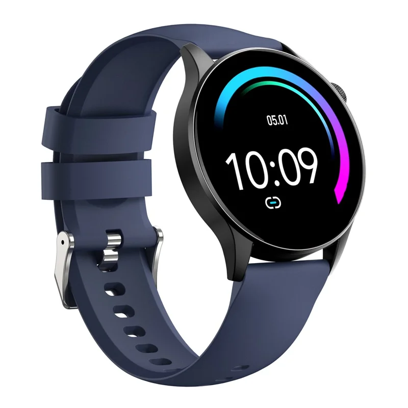 Y85 Smart Watch AMOLED Display Bluetooth-compatible Calling Temperature Blood Pressure Sleep Monitor Watch - Blue