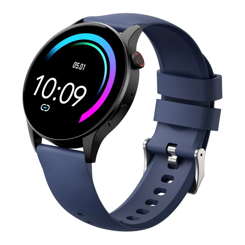 Y85 Smart Watch AMOLED Display Bluetooth-compatible Calling Temperature Blood Pressure Sleep Monitor Watch - Blue