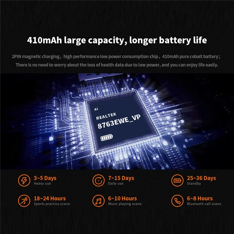 C25 Smart Watch 1.43 Inch AMOLED Display 1ATM Waterproof Heart Rate Monitor Fitness Tracker