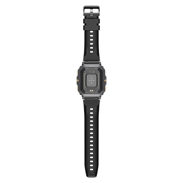 C28 Écran TFT de 2,02 pouces Tracker Sportif Multifonction Extérieur avec Surveillance du Rythme Cardiaque Montre Intelligente - Noir