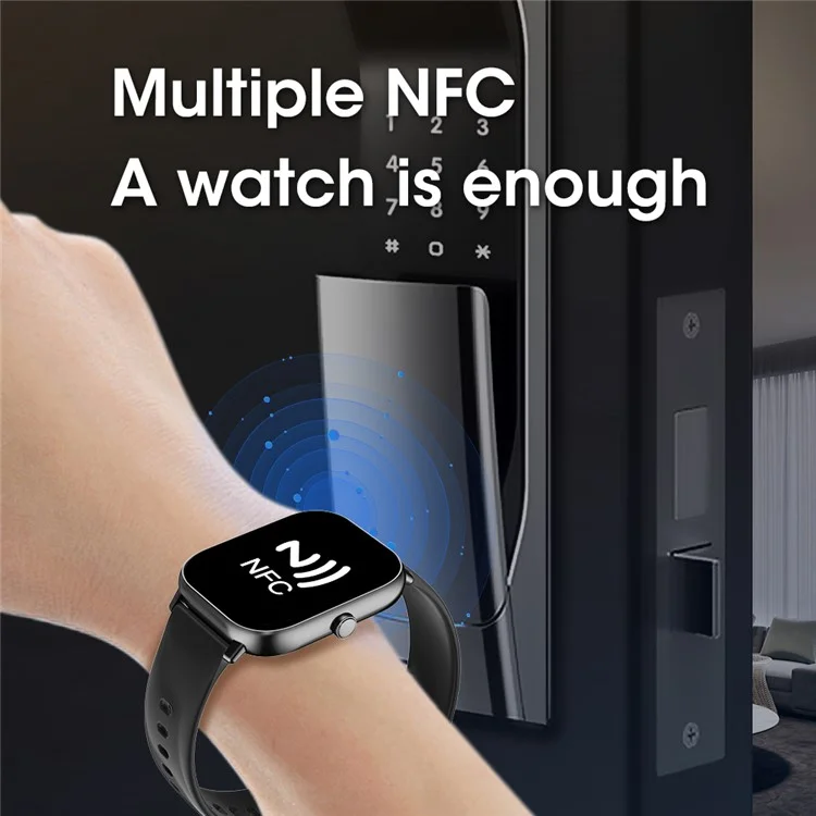 Bulk Purchasing GTS4pro 2.06 Inch Smart Watch Health Monitor BT Call Fitness Tracker GPS Sports Bracelet - Black