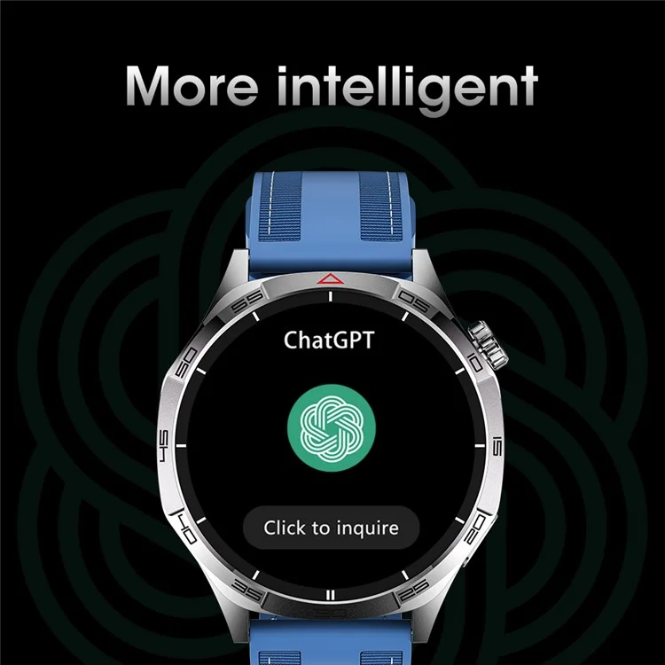 Compra al por mayor GT5Max Smartwatch de 1,43 pulgadas con Monitor de Salud y Rastreador de Fitness con más de 500 Estilos de Reloj - Negro