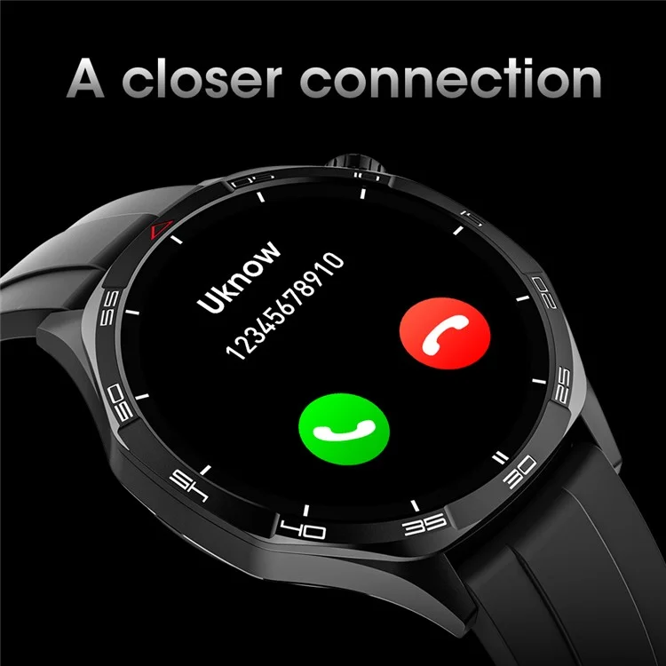 Compra al por mayor GT5Max Smartwatch de 1,43 pulgadas con Monitor de Salud y Rastreador de Fitness con más de 500 Estilos de Reloj - Negro