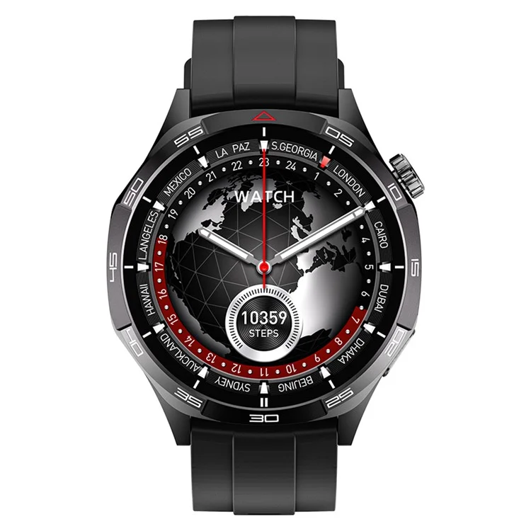 Compra al por mayor GT5Max Smartwatch de 1,43 pulgadas con Monitor de Salud y Rastreador de Fitness con más de 500 Estilos de Reloj - Negro