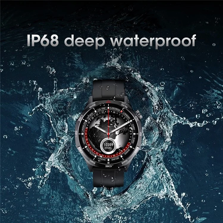 Compra al por mayor GT5Max Smartwatch de 1,43 pulgadas con Monitor de Salud y Rastreador de Fitness con más de 500 Estilos de Reloj - Negro