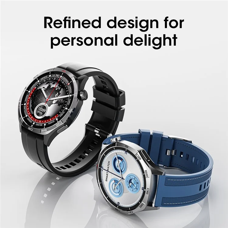 Compra al por mayor GT5Max Smartwatch de 1,43 pulgadas con Monitor de Salud y Rastreador de Fitness con más de 500 Estilos de Reloj - Negro