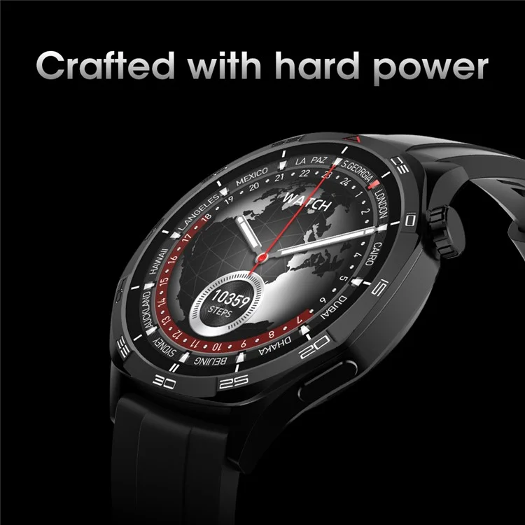 Compra al por mayor GT5Max Smartwatch de 1,43 pulgadas con Monitor de Salud y Rastreador de Fitness con más de 500 Estilos de Reloj - Negro