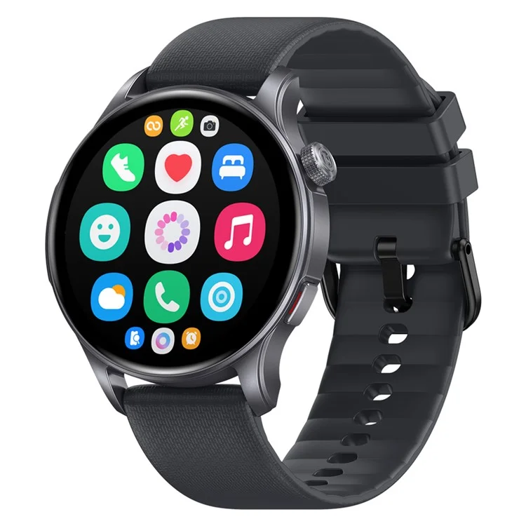 ZEBLAZE Btalk 3 GPS Smartwatch 1,43 Zoll AMOLED-Bildschirm Outdoor-Sporttracker Gesundheitsmonitor - Schwarz