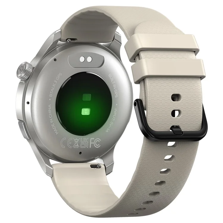 ZEBLAZE Btalk 3 GPS Smart Watch 1.43 Inch AMOLED Screen Outdoor Sports Tracker Health Monitor - Cream