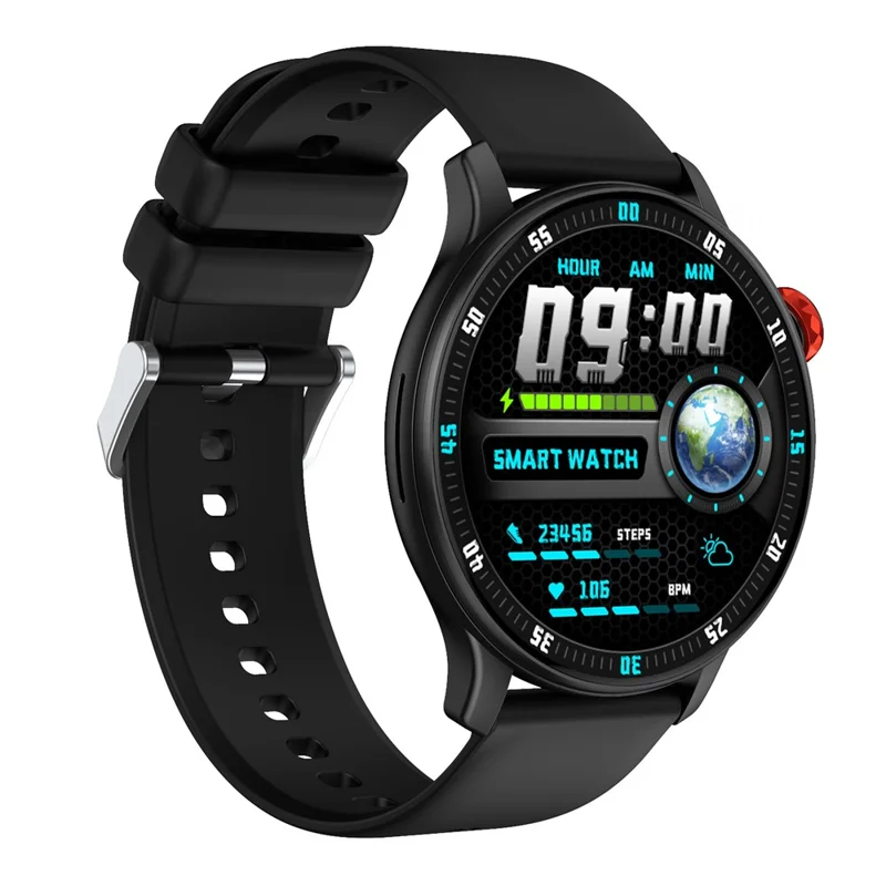 CY26 Waterproof Smart Watch 1.43 Inch AMOLED Screen Bluetooth-compatible Call NFC Sports Tracker for Android iOS - Black