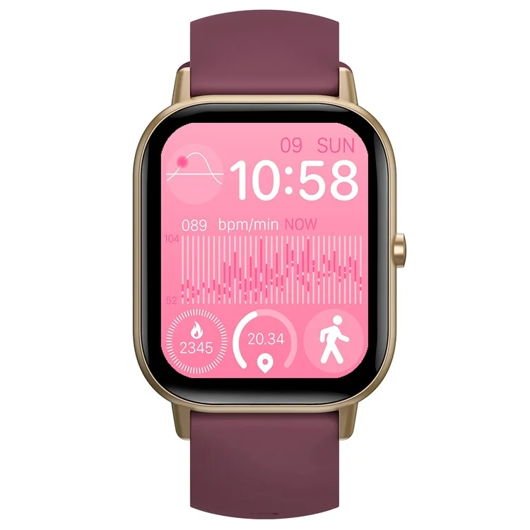 C23 Smart Watch 2.01 Inch HD Large Screen Health Monitor Sports Bluetooth-compatible Smartwatch - Purple