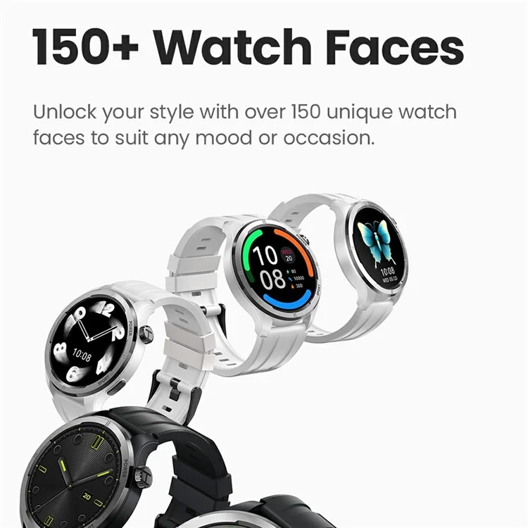 Reloj Inteligente HAYLOU Solar Neo LS21 de 1,53 Pulgadas con Múltiples Modos Deportivos, Monitoreo de Salud y Llamadas Bluetooth - Negro