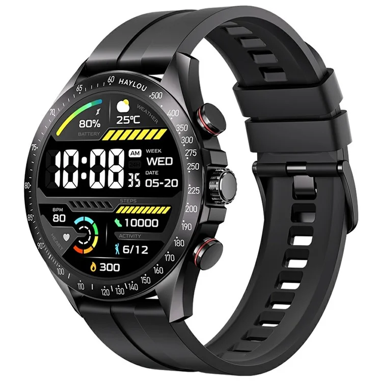 Reloj Inteligente HAYLOU Solar Pro LS18 de 1,43 Pulgadas con Pantalla AMOLED, Llamadas Bluetooth, Monitor de Salud y Deportes - Negro