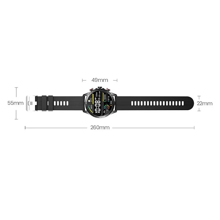 Reloj Inteligente HAYLOU Solar Pro LS18 de 1,43 Pulgadas con Pantalla AMOLED, Llamadas Bluetooth, Monitor de Salud y Deportes - Negro