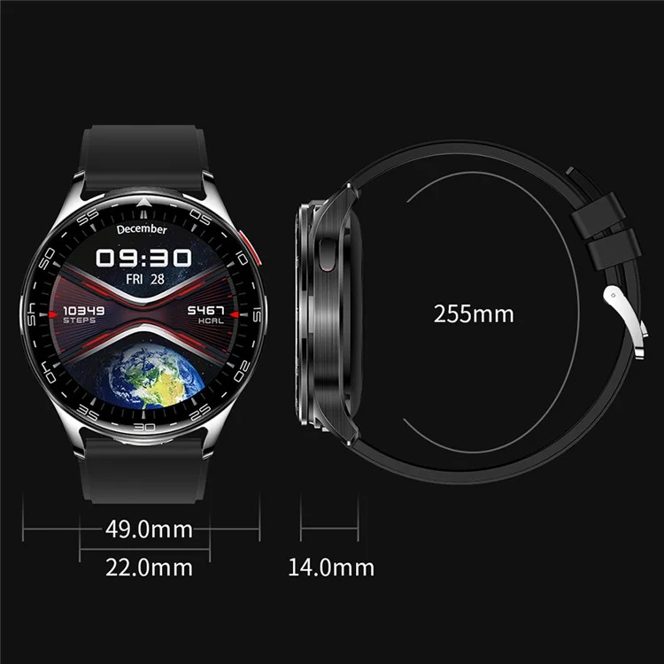 T97 2-in-1 Smartwatch mit kabellosen Kopfhörern Bluetooth-kompatibel Anrufe Gesundheitsüberwachung Sportwasserdichte Uhr - Gold