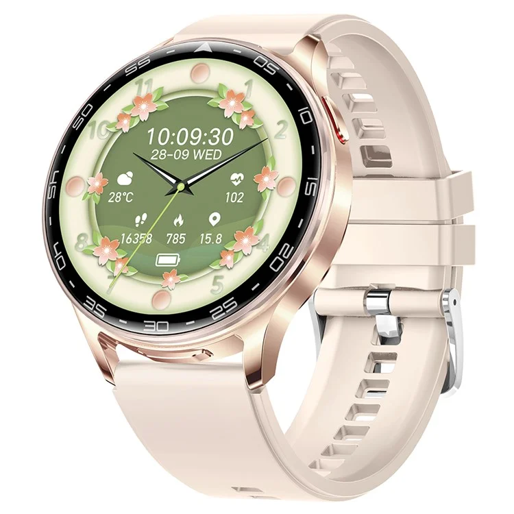 T97 2-in-1 Smartwatch mit kabellosen Kopfhörern Bluetooth-kompatibel Anrufe Gesundheitsüberwachung Sportwasserdichte Uhr - Gold