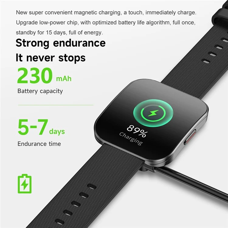 U17 1.85 Inch AMOLED Curved Screen Smart Watch Bluetooth-compatible Calling Fitness Tracker - Pink
