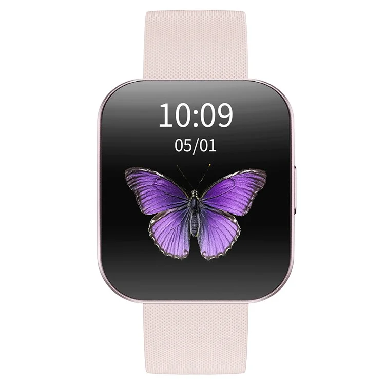 U17 1.85 Inch AMOLED Curved Screen Smart Watch Bluetooth-compatible Calling Fitness Tracker - Pink