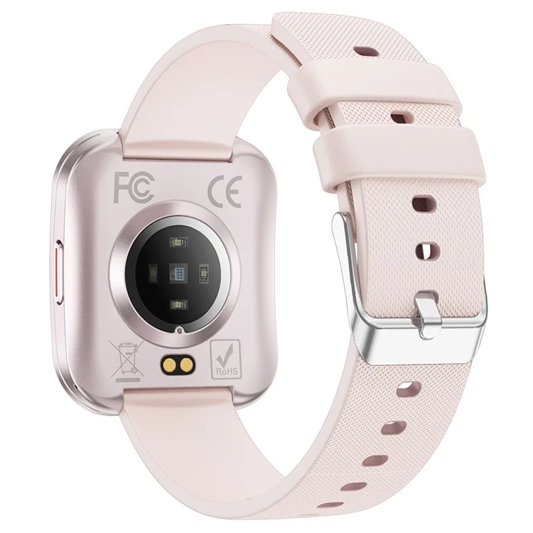 U17 1.85 Inch AMOLED Curved Screen Smart Watch Bluetooth-compatible Calling Fitness Tracker - Pink