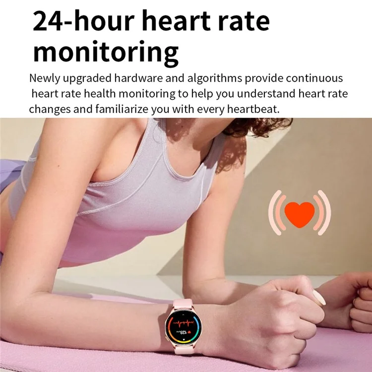 T98 Smartwatch mit integrierten Ohrhörern AMOLED Rundbildschirm Wasserdichte Bluetooth-kompatible Anruf-Uhr - Gold