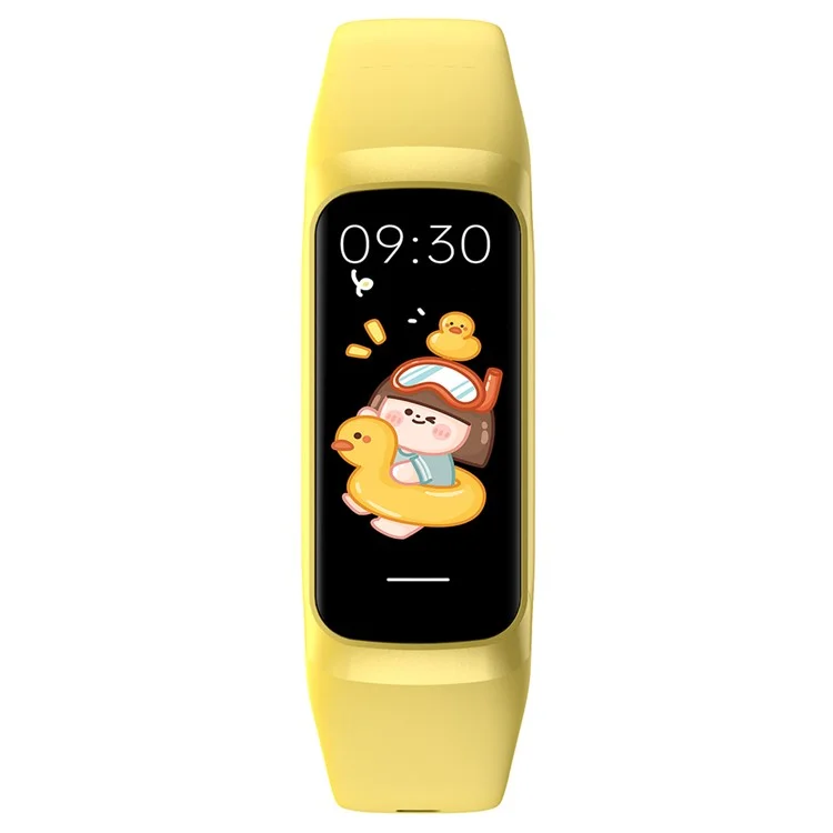 Relógio inteligente para crianças Wish 3 com sistema de recompensa, controle parental, monitoramento de exercícios e pulseira inteligente - Amarelo