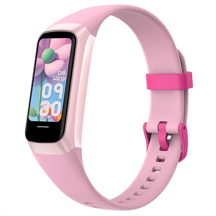 Montre Connectée Wish 3 pour Enfants avec Système de Récompenses, Contrôle Parental via Application, Suivi d'Exercices - Rose