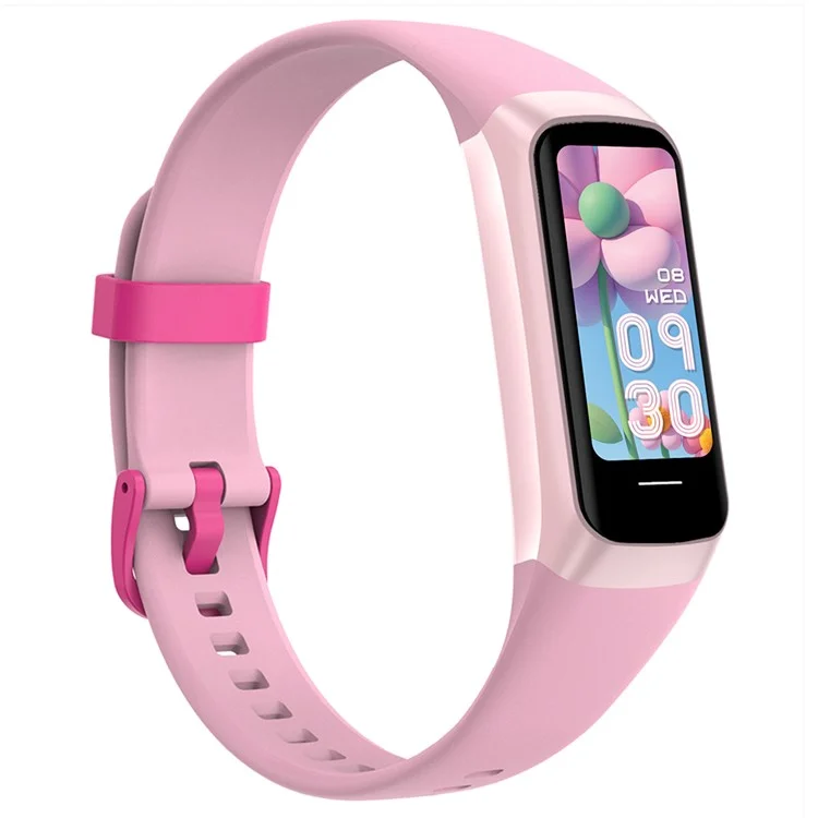 Montre Connectée Wish 3 pour Enfants avec Système de Récompenses, Contrôle Parental via Application, Suivi d'Exercices - Rose