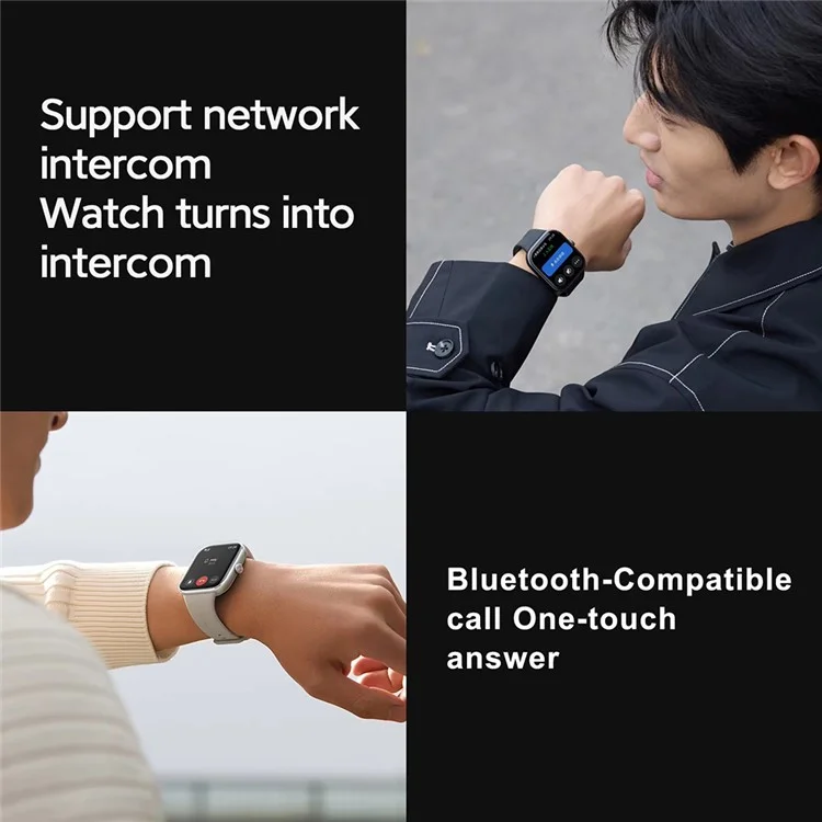 XIAOMI Redmi Watch 5 2.07 Inch AMOLED Screen Bluetooth-compatible Calling Health Monitor Smart Watch with TPU Strap (China Version) - Silver