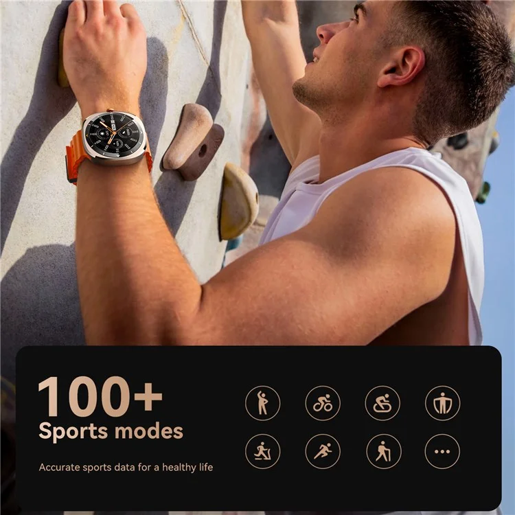 JOYROOM JR-FV2 Bluetooth-Compatible Smartwatch Zinc Alloy Waterproof Watch with Calling Function AMOLED Display