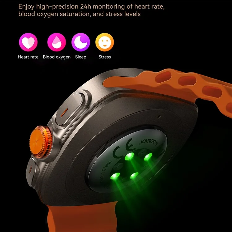JOYROOM JR-FV2 Bluetooth-Compatible Smartwatch Zinc Alloy Waterproof Watch with Calling Function AMOLED Display