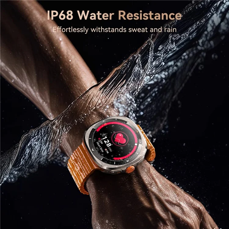 JOYROOM JR-FV2 Bluetooth-Compatible Smartwatch Zinc Alloy Waterproof Watch with Calling Function AMOLED Display