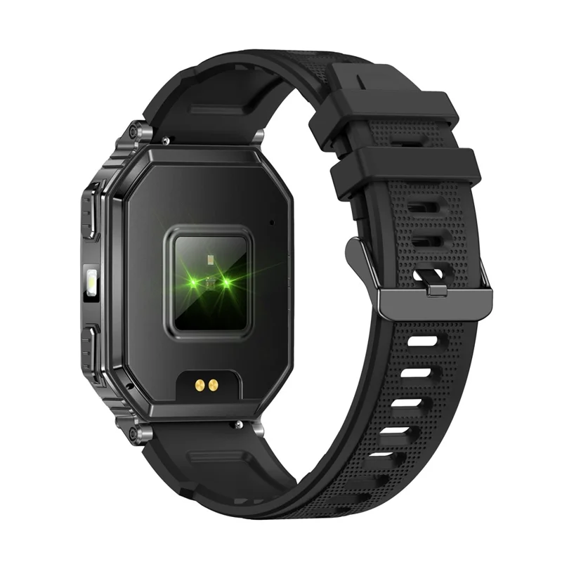 KR92 Smart Watch Bluetooth-Compatible Calling GPS Waterproof Chat GPT Voice Assistant Outdoor Sports Watch - Black