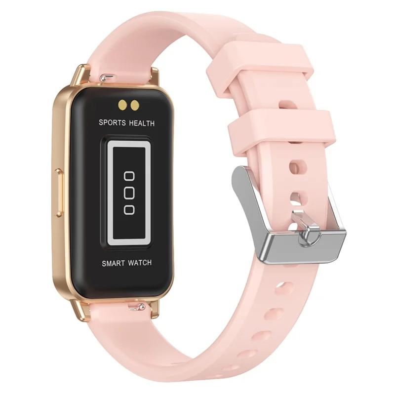 CY33 Pulsera Inteligente de 1,47 Pulgadas con Pantalla Táctil Completa IPS, Monitor de Salud, Recordatorio de Llamadas y Resistente al Agua - Dorado