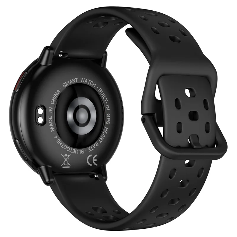 HD21 Women GPS Smartwatch Fitness Tracker Outdoor Sports Waterproof Compass Altimeter Barometer Watch - Black