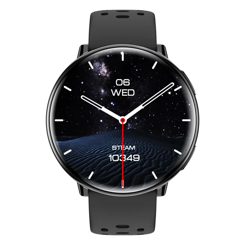HD21 Women GPS Smartwatch Fitness Tracker Outdoor Sports Waterproof Compass Altimeter Barometer Watch - Black