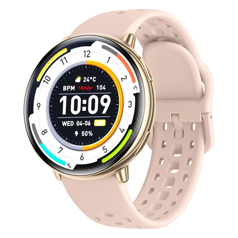 HD21 Women GPS Smartwatch Fitness Tracker Outdoor Sports Waterproof Compass Altimeter Barometer Watch - Pink