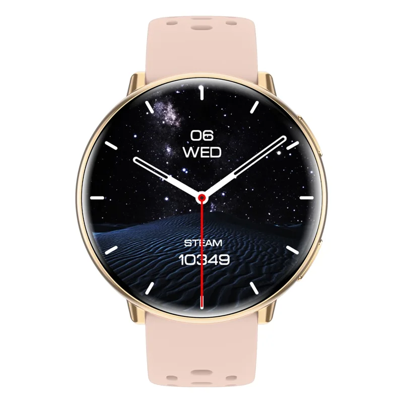 HD21 Women GPS Smartwatch Fitness Tracker Outdoor Sports Waterproof Compass Altimeter Barometer Watch - Pink