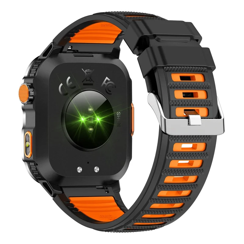 HT36 GPS Smartwatch com Posicionamento Preciso Rastreador de Fitness para Esportes Externos à Prova d'Água - Laranja