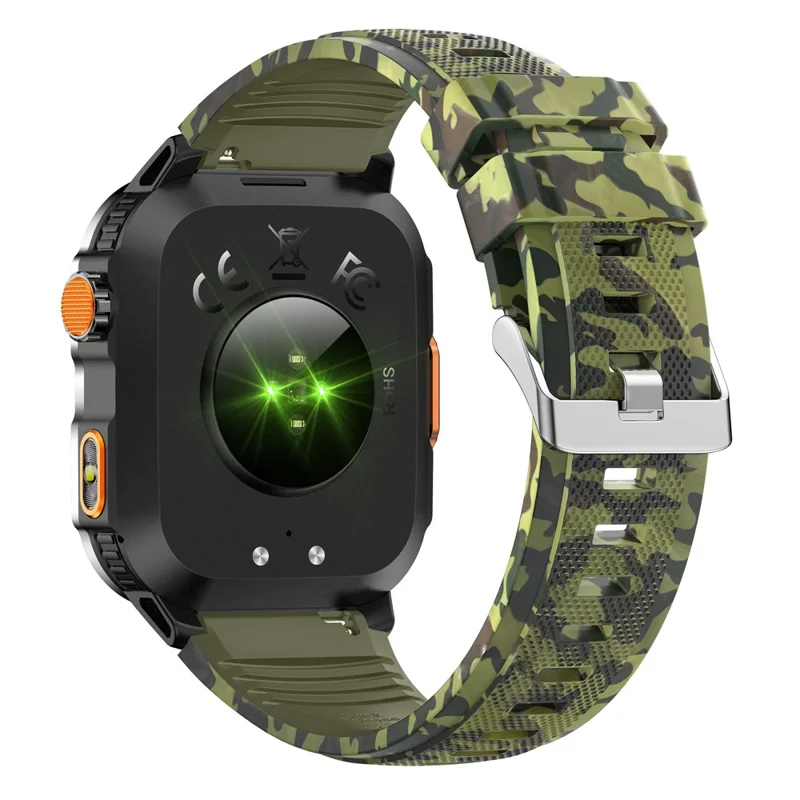 HT36 GPS Smartwatch Precise Positioning Outdoor Sports Fitness Tracker Waterproof Smart Watch - Camouflage Green