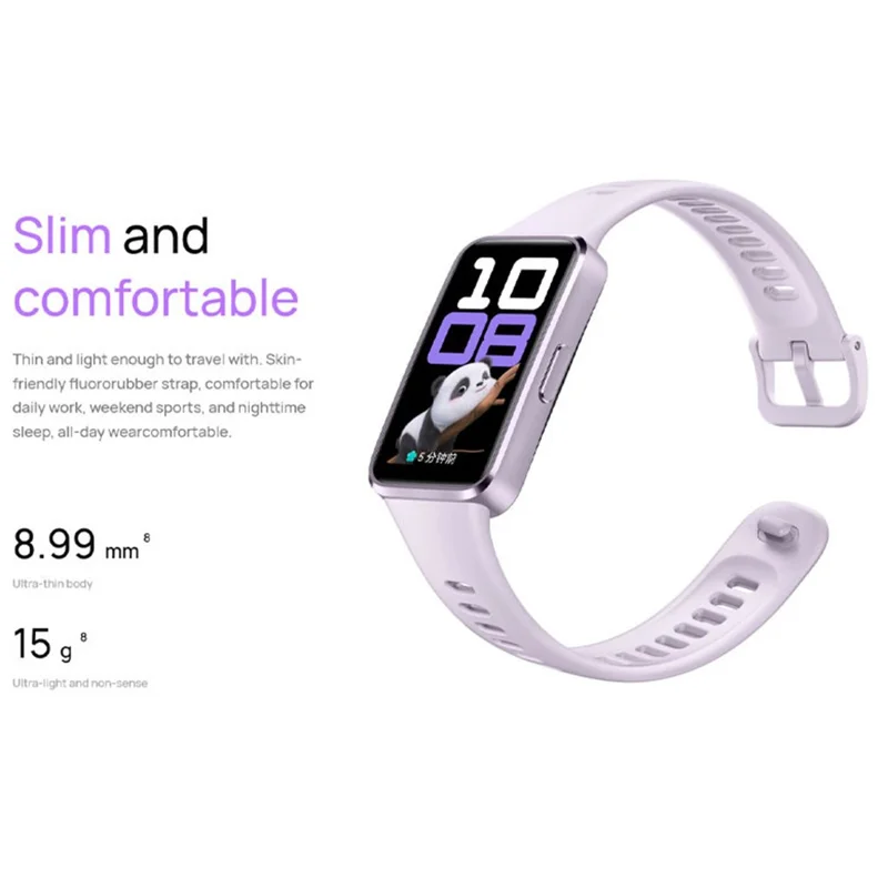 Bracelet connecté HUAWEI Band 10 1,47 pouces AMOLED Tracker de fitness Boîtier en alliage d'aluminium Surveillance de la santé Bracelet intelligent - Vert
