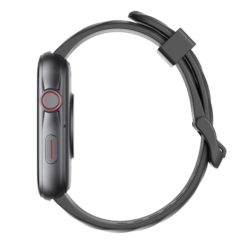 GTS10 Smartwatch de 1,95 Polegadas com Tela AMOLED HD, Monitoramento de Saúde, Chamadas Bluetooth e Rastreador de Fitness - Preto
