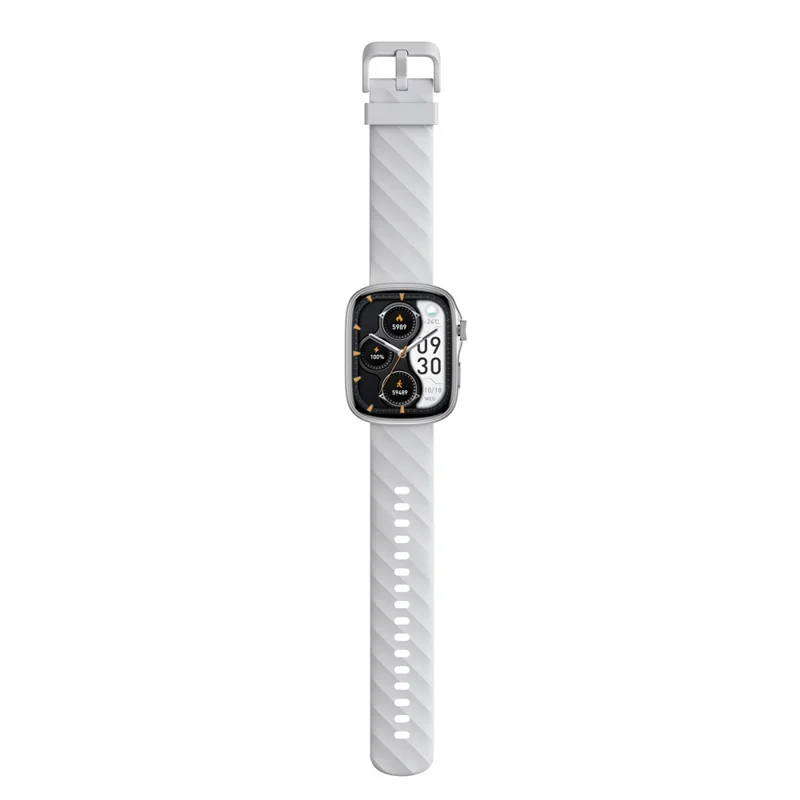 GTS10 1.95 Inch AMOLED HD Screen Smart Watch Health Monitoring Bluetooth-compatible Calling Fitness Tracker - Silver