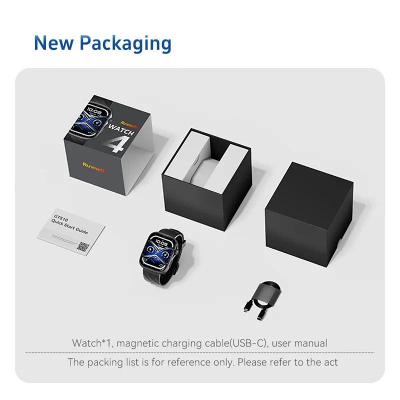 GTS10 1.95 Inch AMOLED HD Screen Smart Watch Health Monitoring Bluetooth-compatible Calling Fitness Tracker - Silver