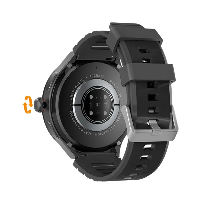 VP50 Montre Connectée 4G LTE Android avec Écran AMOLED de 1,75 Pouce, Moniteur de Fréquence Cardiaque et Tracker de Fitness, Stockage de 32 Go